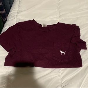 Dark purple tee from Pink by Victoria’s Secret